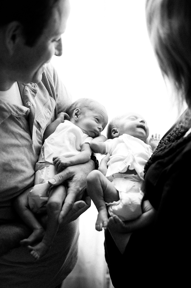 chicago newborn twin photographers